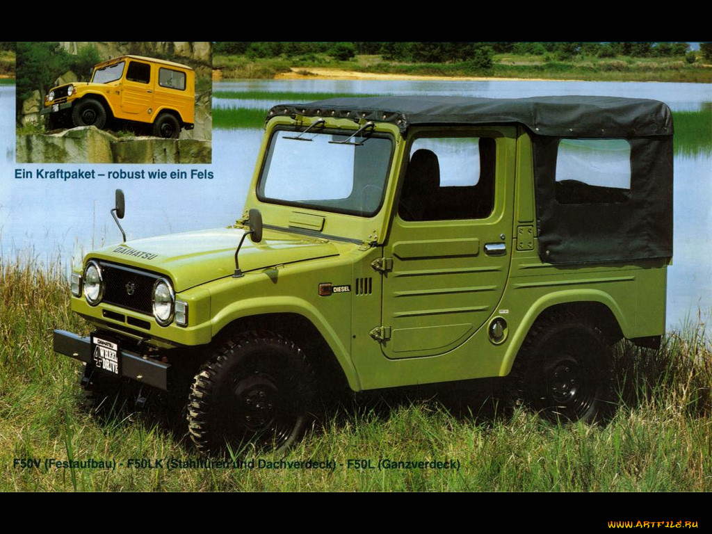 daihatsu, wildcat, serie, f50, 